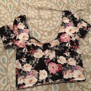 Floral Crop Top